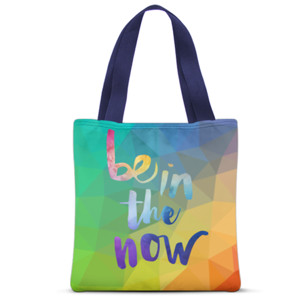 Tas Tote Fullprint be in the now