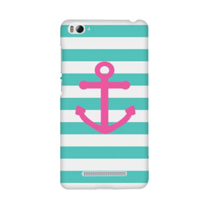 Stripted Ocean Blue with Pink Anchor Casing HP