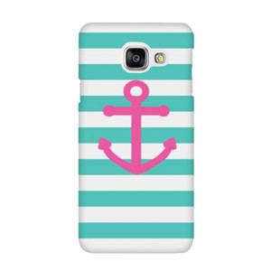 Stripted Ocean Blue with Pink Anchor Casing HP