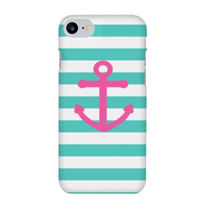 Stripted Ocean Blue with Pink Anchor Casing HP