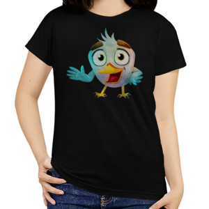 Kaos Cute Cartoon Bird - Kaos Kartun Burung Keren