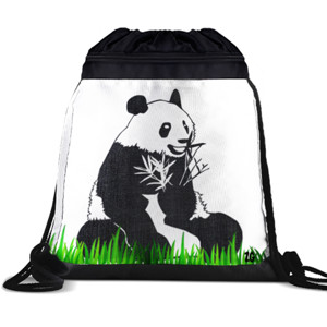 Tas Serut Tas Serut panda putih-hitam