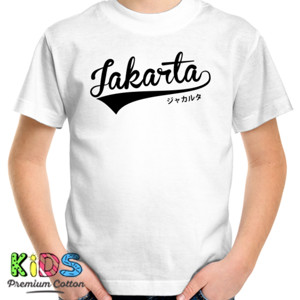 Kaos Jakarta With Japanese Font