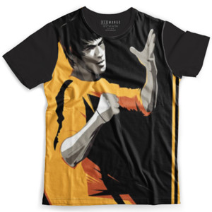 Kaos Fullprint Bruce Lee sang naga