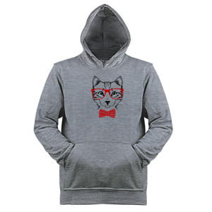 Jaket Hoodie Cat Hipster