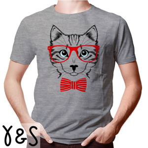 Kaos Cat Hipster