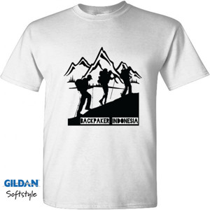 Kaos Backpaker indonesia