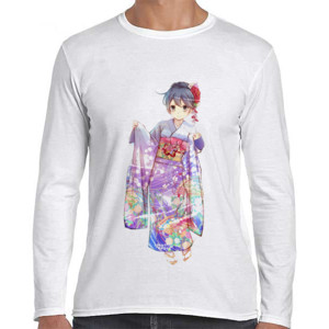 Kaos Chibi kimono girl