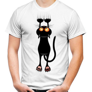 Kaos Kucing Hitam