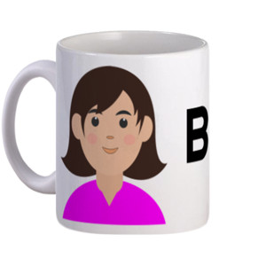 Mug Couple Ayah - Bunda (Suami - Istri) - Customic47