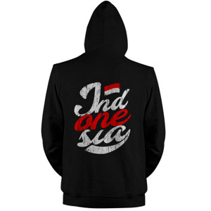 Jaket Hoodie INDONESIA SANG SAKA MERAH PUTIH back print