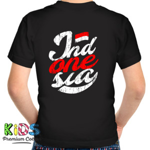 Kaos INDONESIA SANG SAKA MERAH PUTIH back print