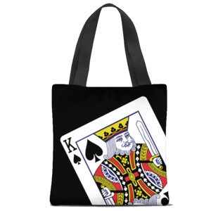 Tas Tote Fullprint King Spade
