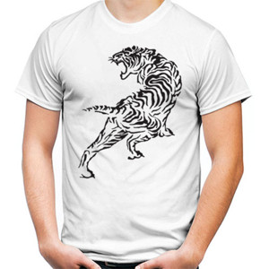 Kaos Tiger Line Art