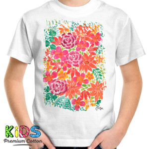 Kaos Wanita Lengan Pendek Wildflower