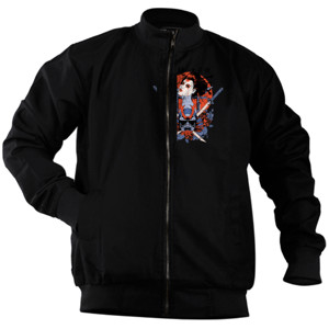 Jaket Bomber Geisha And Samurai