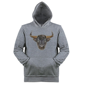 Jaket Hoodie Bull Mosaic