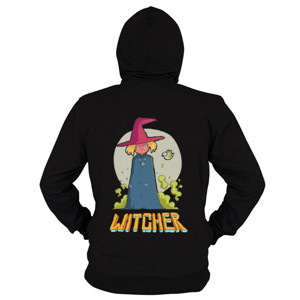 Hoodie Zipper Kaos little witcher