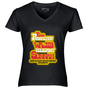 Kaos Puasa Wajib, Poligamy Sunnah 