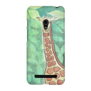Watercolor Giraffe Casing HP