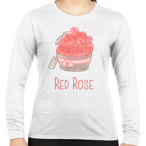 Kaos Red Rose