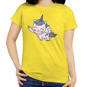 Kaos unicorn terbang