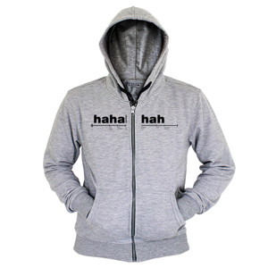 Hoodie Zipper Kaos Funny Meter (SB7P3)