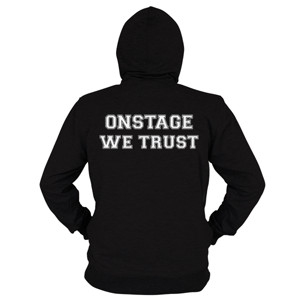 Hoodie Zipper Onstage We Trust