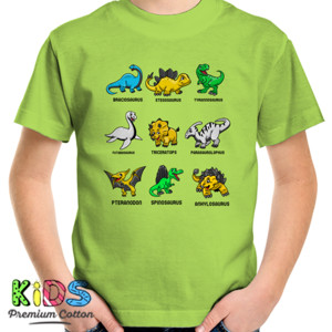 Kaos Nama2 Dinosaurus