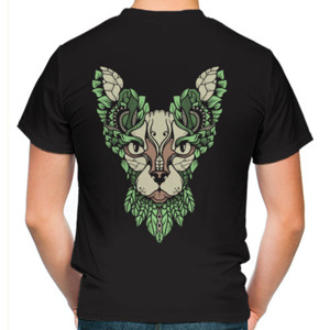 Kaos vitage kucing