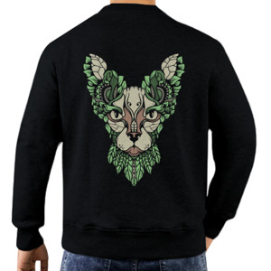 Jaket Sweater vitage kucing