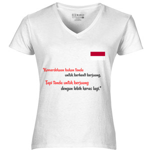 Kaos Kemerdekaan bukan tanda untuk berhenti berjuang