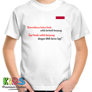 Kaos Kemerdekaan bukan tanda untuk berhenti berjuang