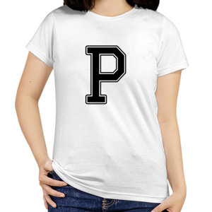 Kaos Kaos Huruf P Keren