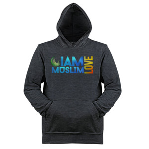 Jaket Hoodie ILOVE MUSLIM