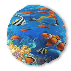 Bantal Bulat Bantal Ocean Fish