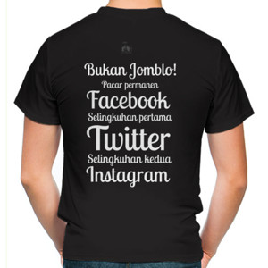 Kaos Lemuhu Bukan Jomblo