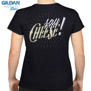 Kaos SAY CHEESE back print