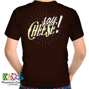 Kaos SAY CHEESE back print