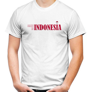 Kaos MADE IN INDONESIA PUTIH