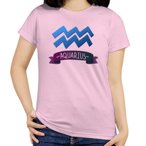 Kaos Zodiak - Aquarius Logo 2