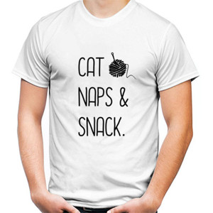 Kaos CAT NAPS AND SNACK