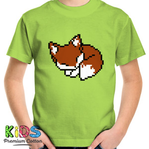 Kaos Brown Fox Pixel