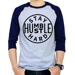 Kaos Raglan Stay Humble