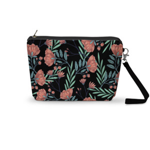 Pouch Trapesium VINTAGE FLOWER