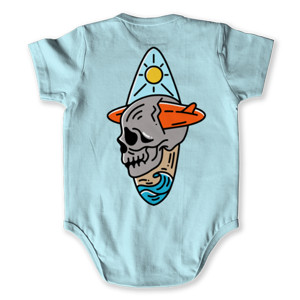 Baby Jumper Surfboard skull