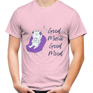 Kaos Chiling Cat Good Music Good Mood 