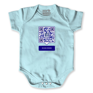 Baby Jumper Kaos Kaos QR CODE (Kena prank) Bisa custom