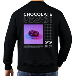 Jaket Sweater Chocolate + Neo #1