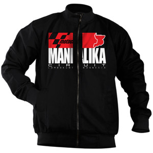 Jaket Bomber MotoGP Mandalika Circuit Impact  on Dark